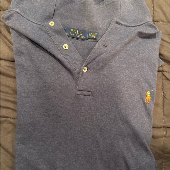 Polo by Ralph Lauren Men's Polo Shirt in Gray - Picture 2 of 4